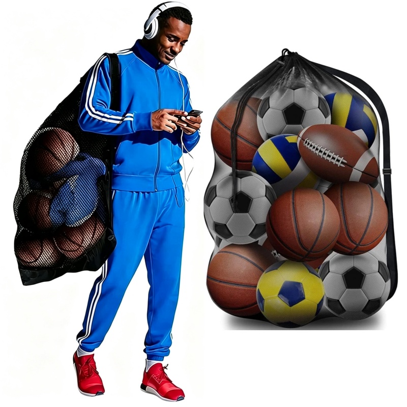 Drawstring Gym Bag - Büyük Kapasiteli Taşınabilir Takım Eğitimi Spor