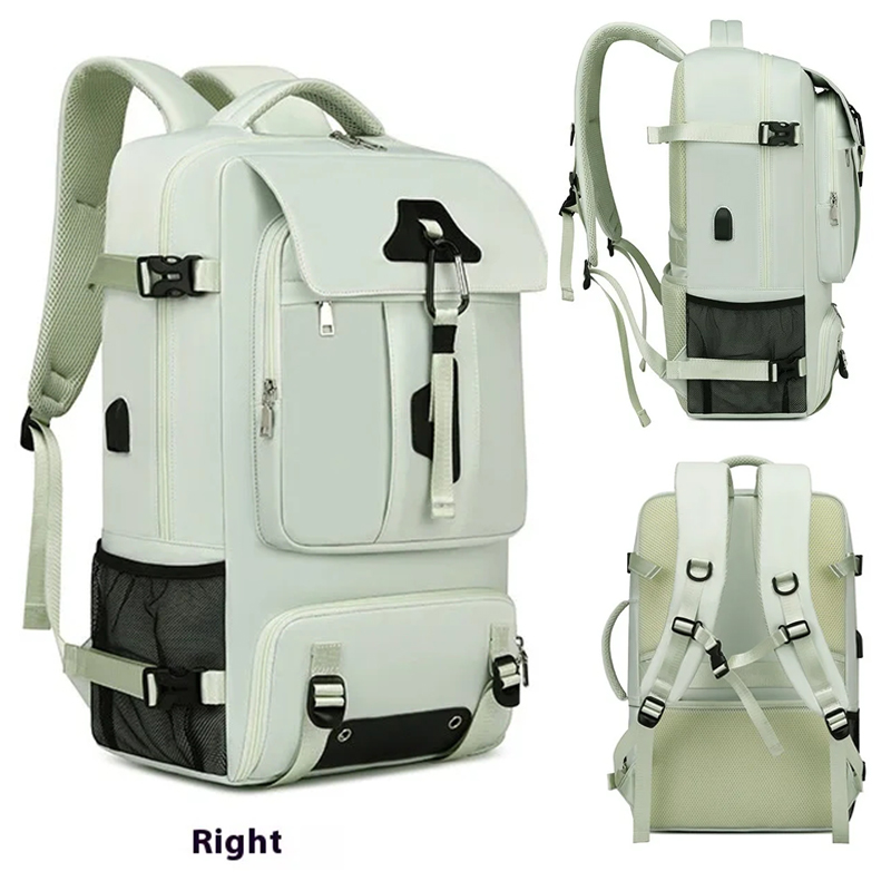 Laptop Backpack 15.6 - 55L Genişletilebilir Seyahat Sırt Çantası, Bağımsız