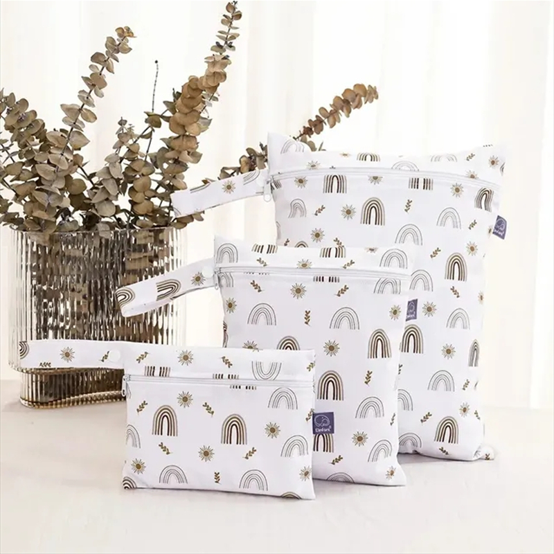 Backpack Diaper Bag - 3 adet seyahat yıkama kozmetik çantası