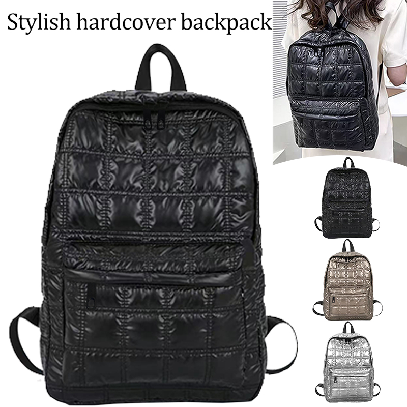 Canvas Backpack Casual - Trendy Şık Parlak Sırt Çantası Çok