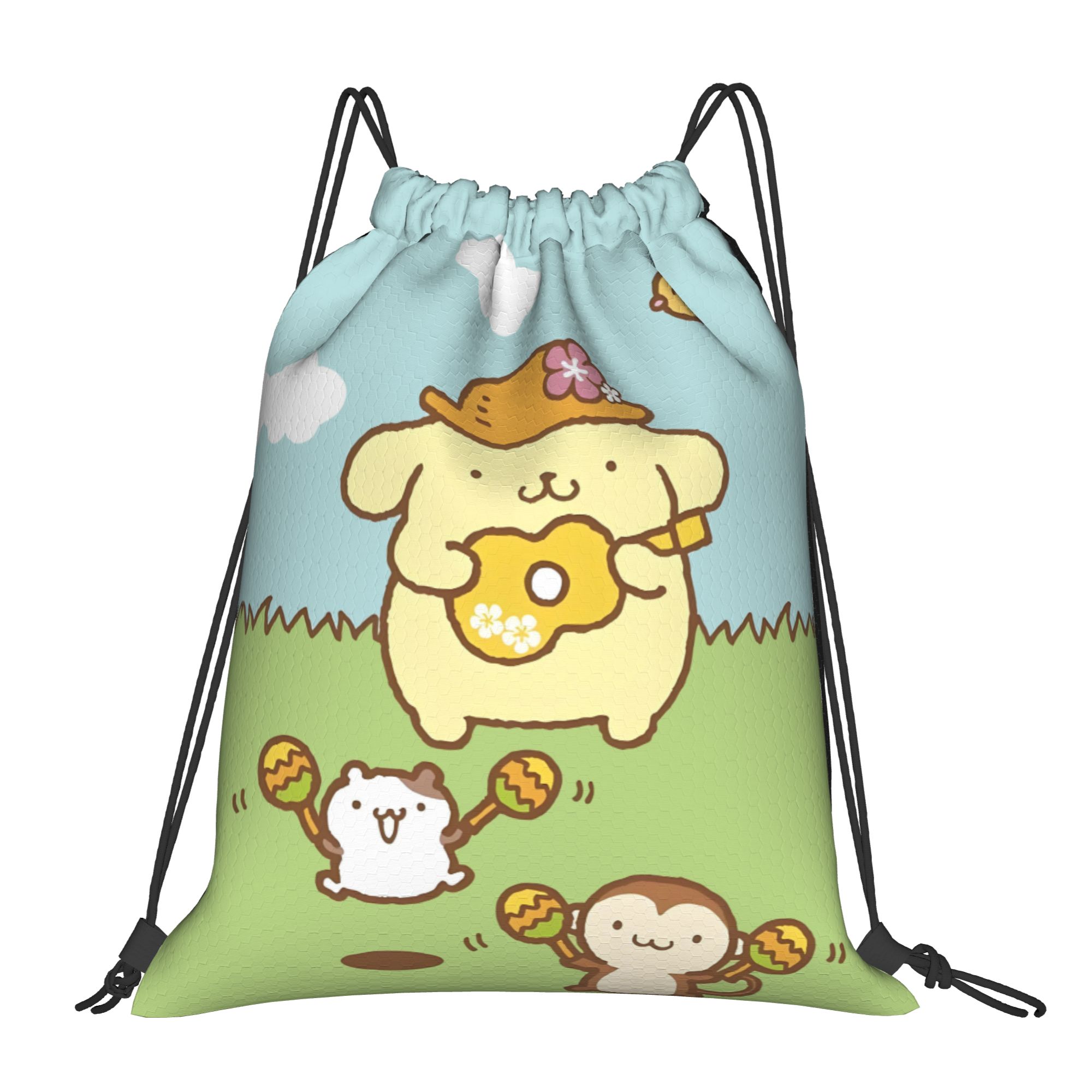 Drawstring Gym Bag - Özel P-Pompompurines İpli Sırt Çantaları Erkek