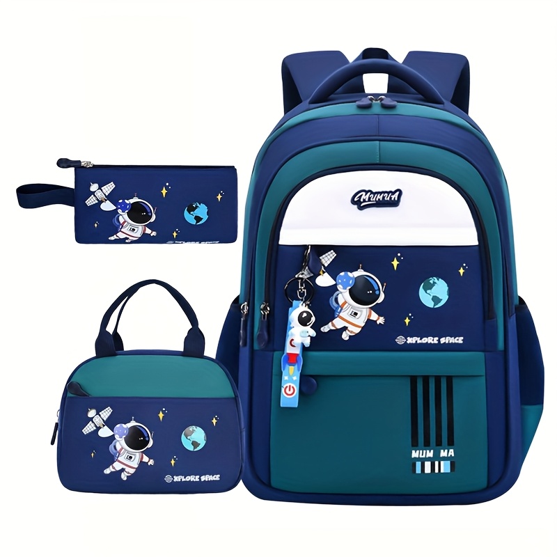 School Backpack Teen - Yeni Astronot Karikatür Sırt Çantası, Gençler
