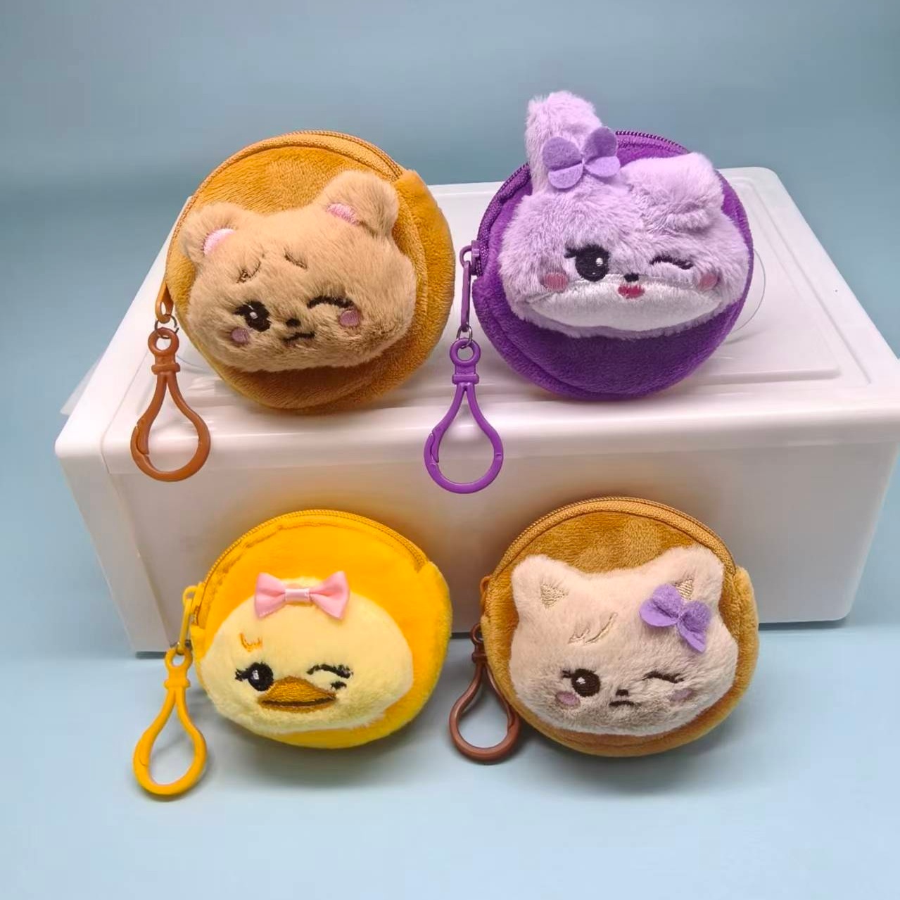 Mini Backpack Purse - Kawaii Kpop Fiyonklu Ördek Kedi Tavşan