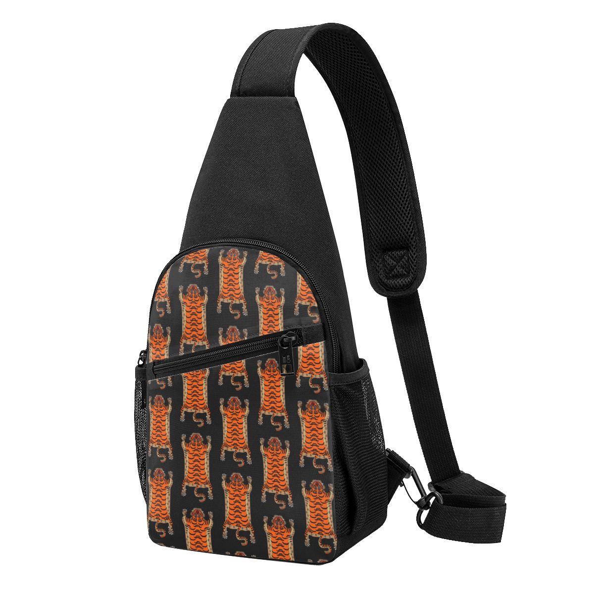 Sling Backpack Shoulder - Tibet Kaplanı Halı Göğüs Çantası Erkekler