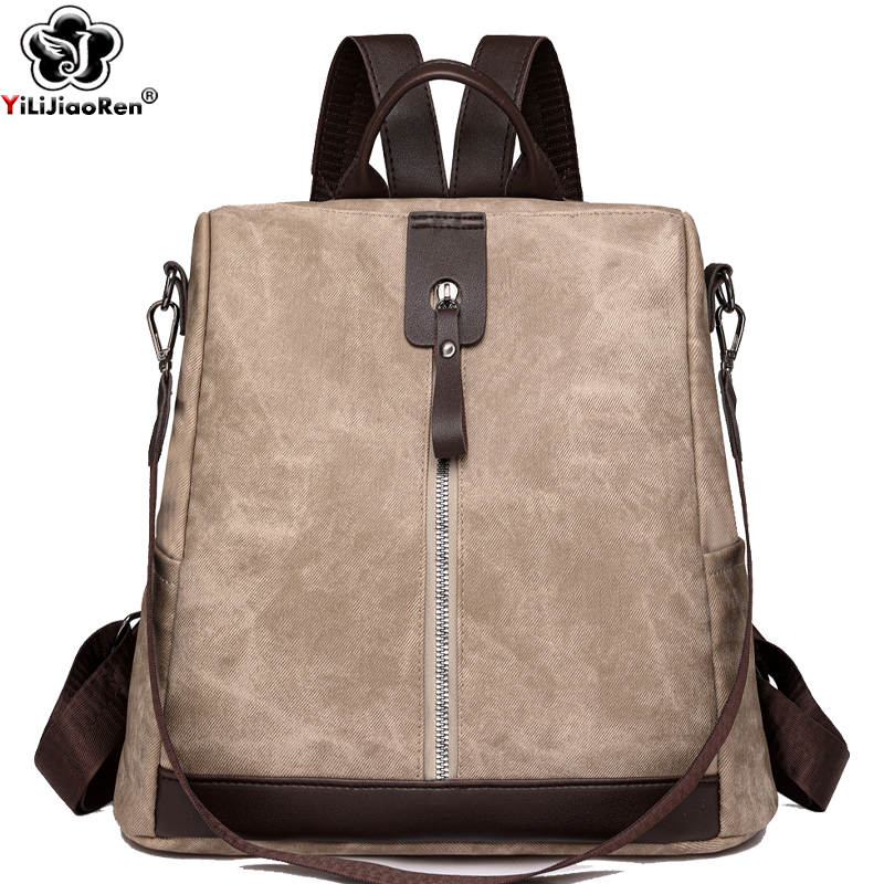 Travel Backpack Anti Theft - Moda Anti-hırsızlık Sırt Çantası Kadın Yüksek