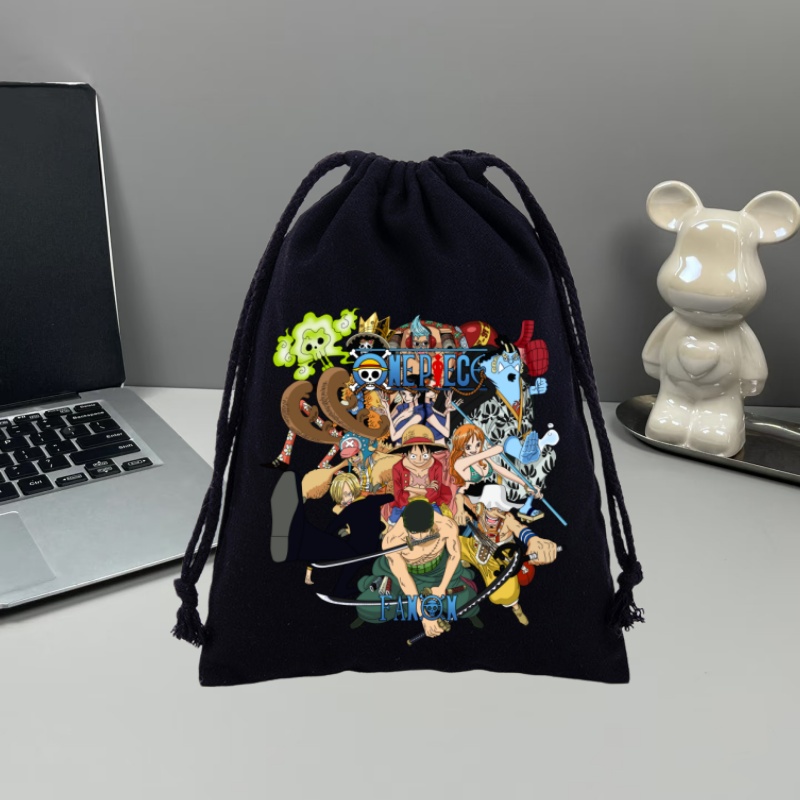 Drawstring Gym Bag - Anime tek parça İpli sırt çantası
