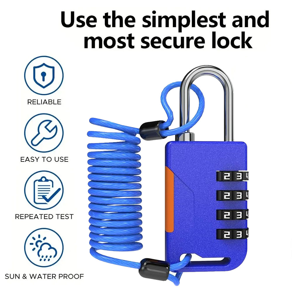 Travel Backpack Anti Theft - 4 Haneli Şifreli Kilit Geri Çekilebilir