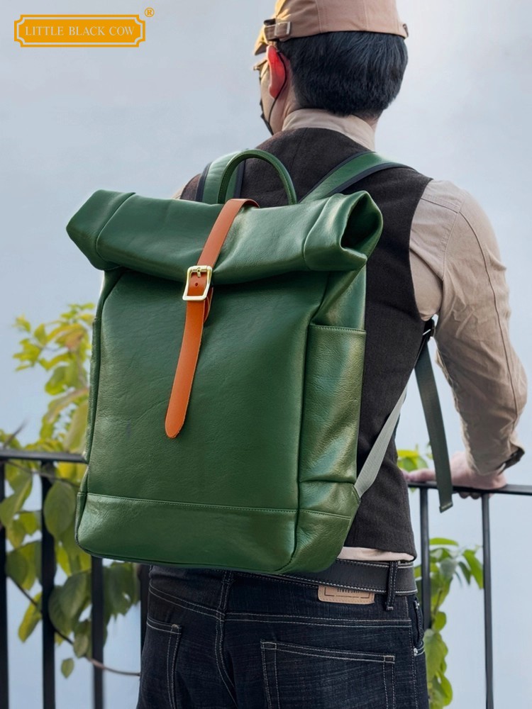 Büyük Kapasiteli Erkek Hakiki  - Leather Backpack Vintage incelemesi ve fiyatı