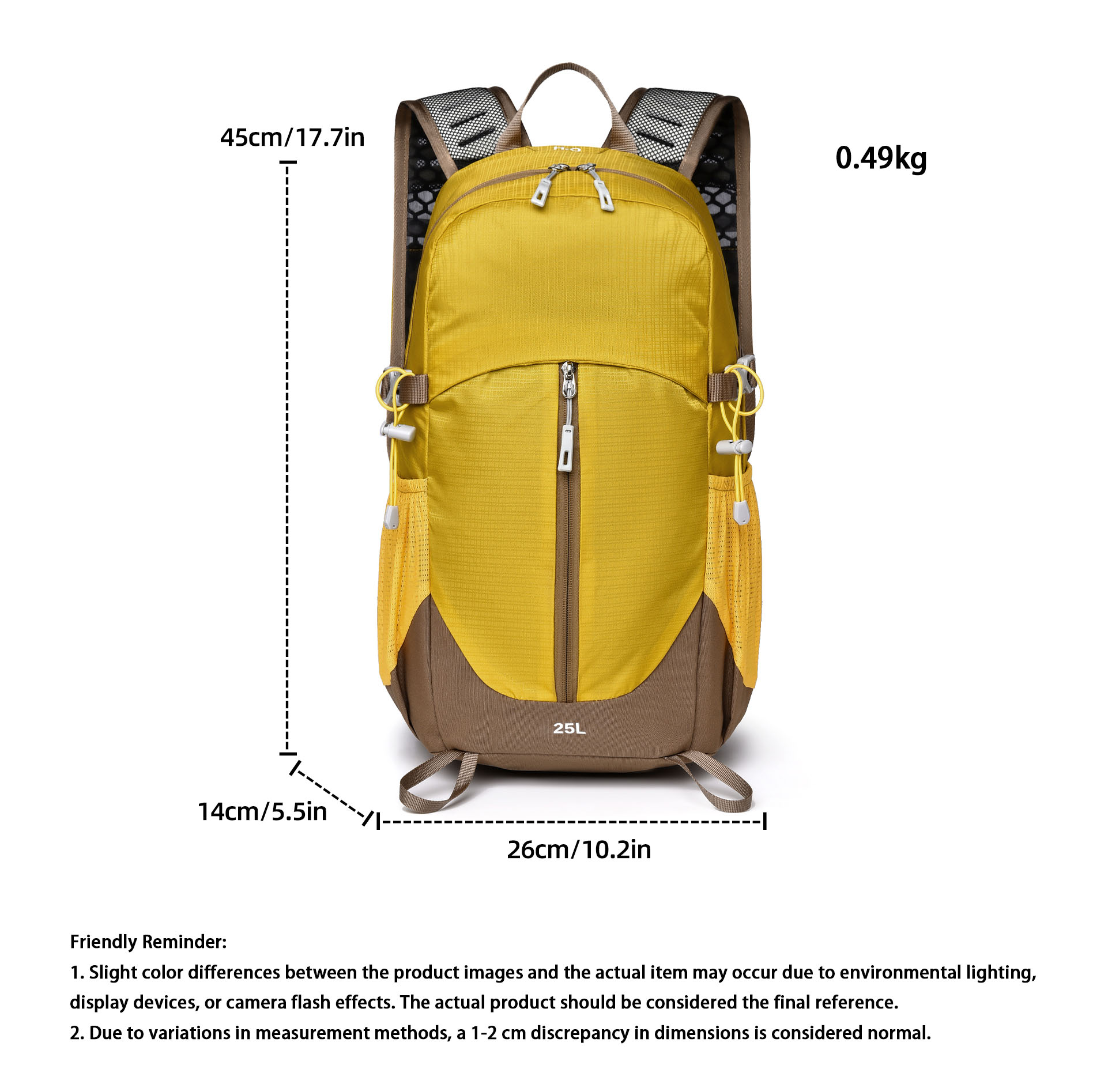 25l Büyük Kapasiteli Yürüyüş S - Hiking Backpack Waterproof incelemesi ve fiyatı