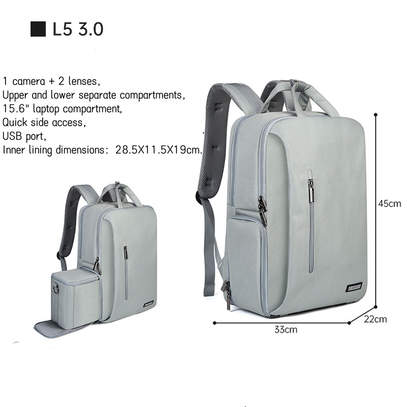 Büyük Kamera Sırt Çantası DSLR - Laptop Backpack 15.6 incelemesi ve fiyatı
