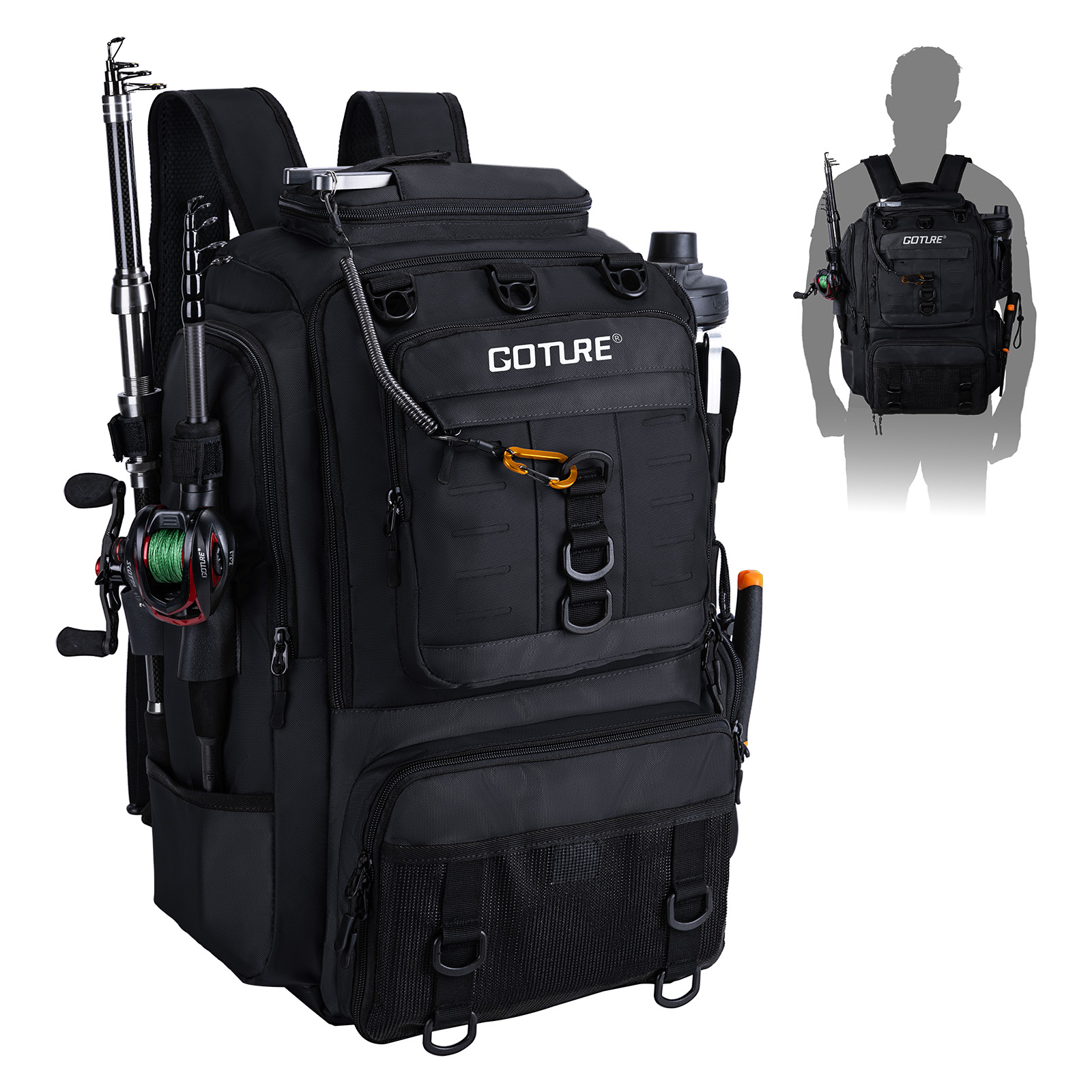 Goture olta takımı çantası olt - Backpack Insert Organizer incelemesi ve fiyatı