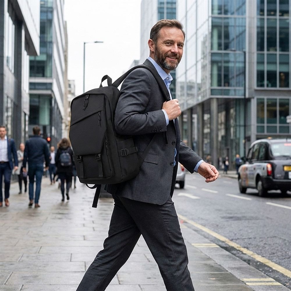 Moda İş Erkek Sırt Çantası Siy - Canvas Backpack Casual incelemesi ve fiyatı