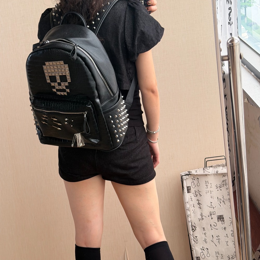 Orijinal Siyah Timsah Desenli  - Fashion Backpack Women incelemesi ve fiyatı