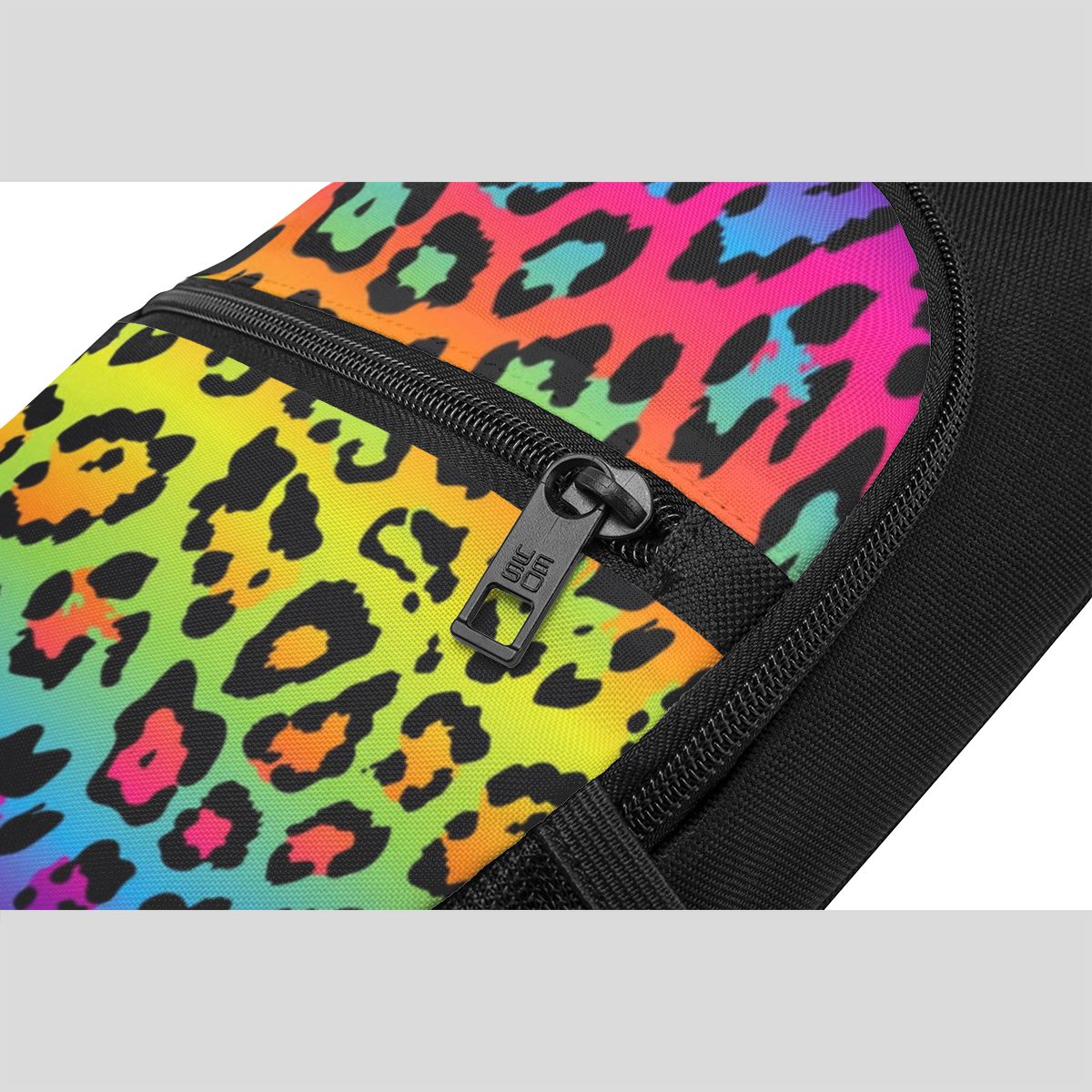 Gökkuşağı Leopar Baskı Göğüs Ç - Sling Backpack Shoulder incelemesi ve fiyatı