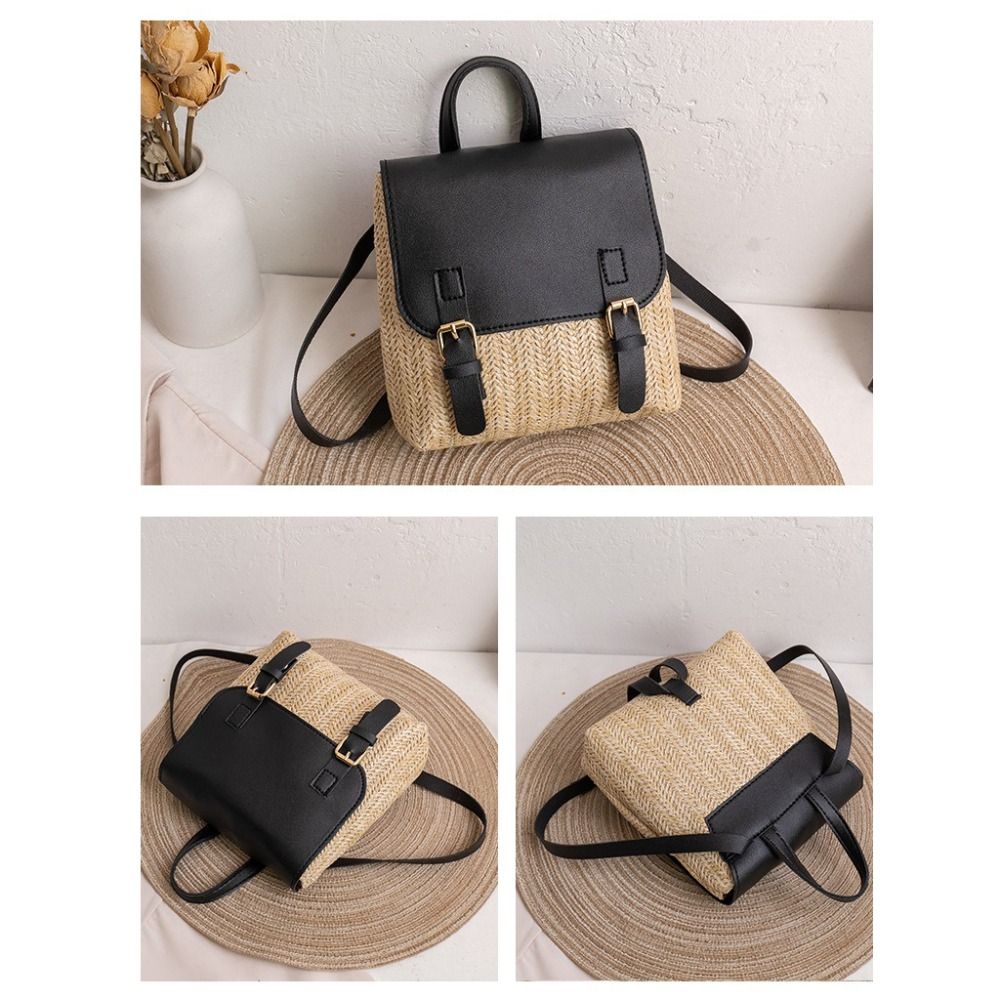 Çok Yönlü Çanta PU Deri Hasır  - Leather Backpack Vintage incelemesi ve fiyatı