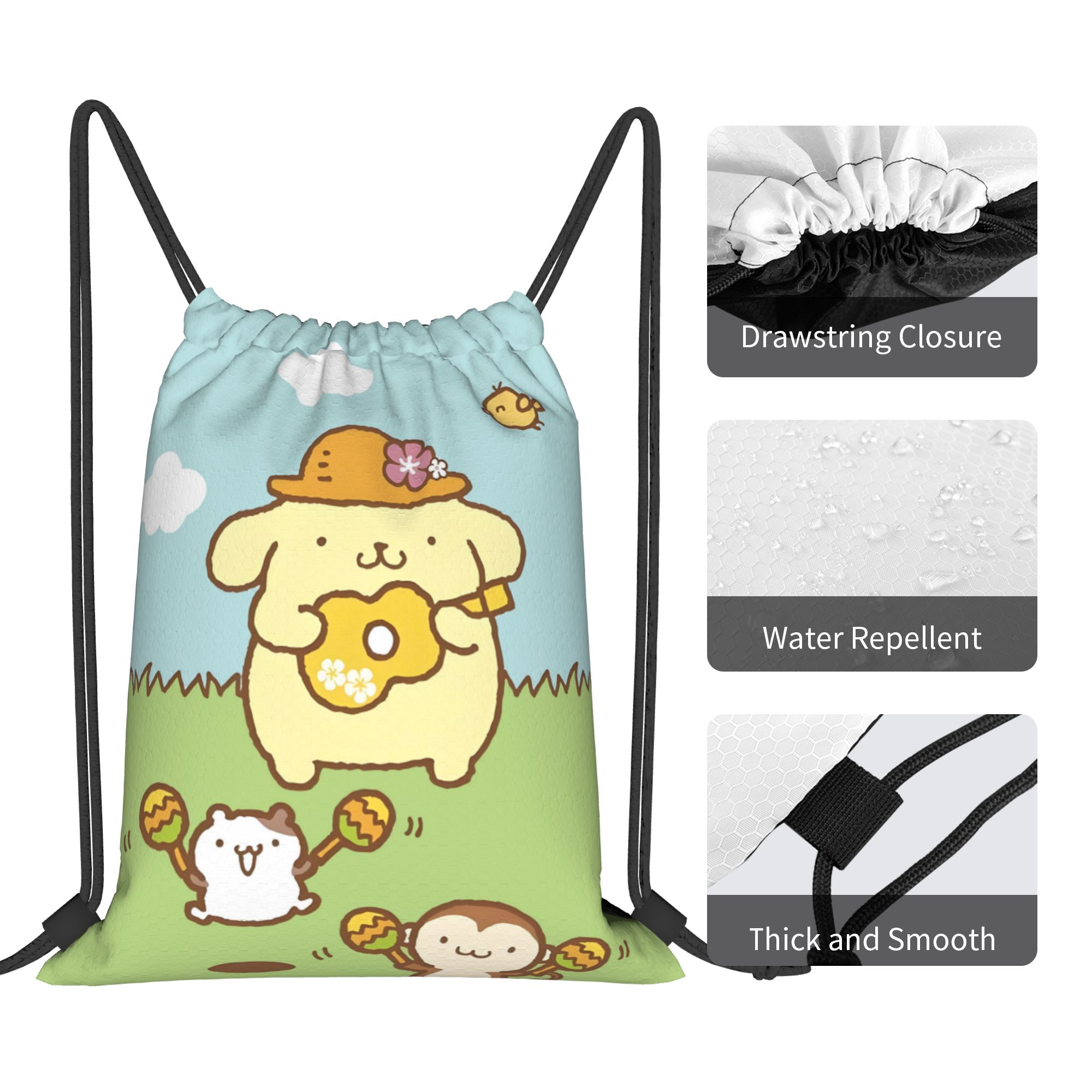 Özel P-Pompompurines İpli Sırt - Drawstring Gym Bag incelemesi ve fiyatı