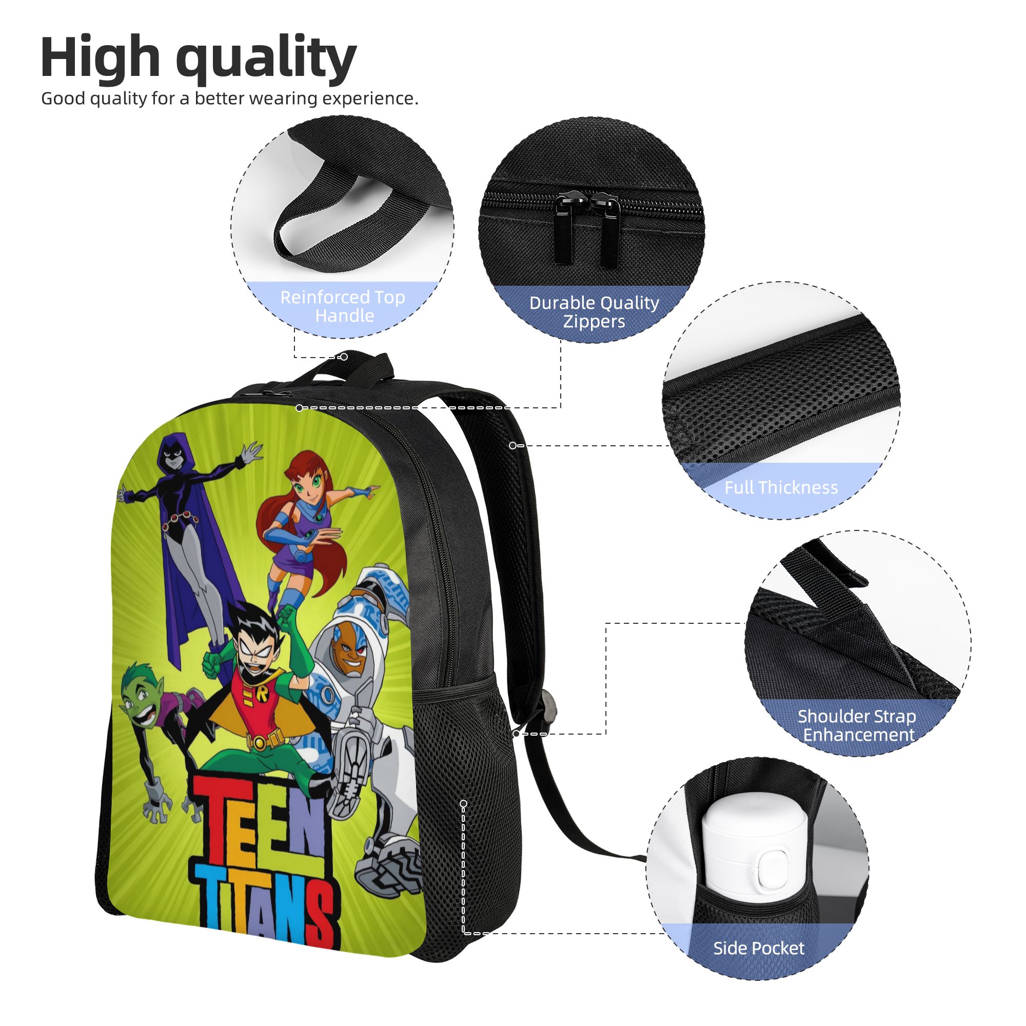 Teen Titans Go Raven's Emoticl - School Backpack Teen incelemesi ve fiyatı