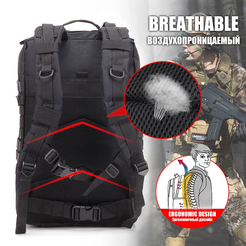 AA 60L Ordu Askeri Taktik Sırt - Urban Backpack Tactical incelemesi ve fiyatı