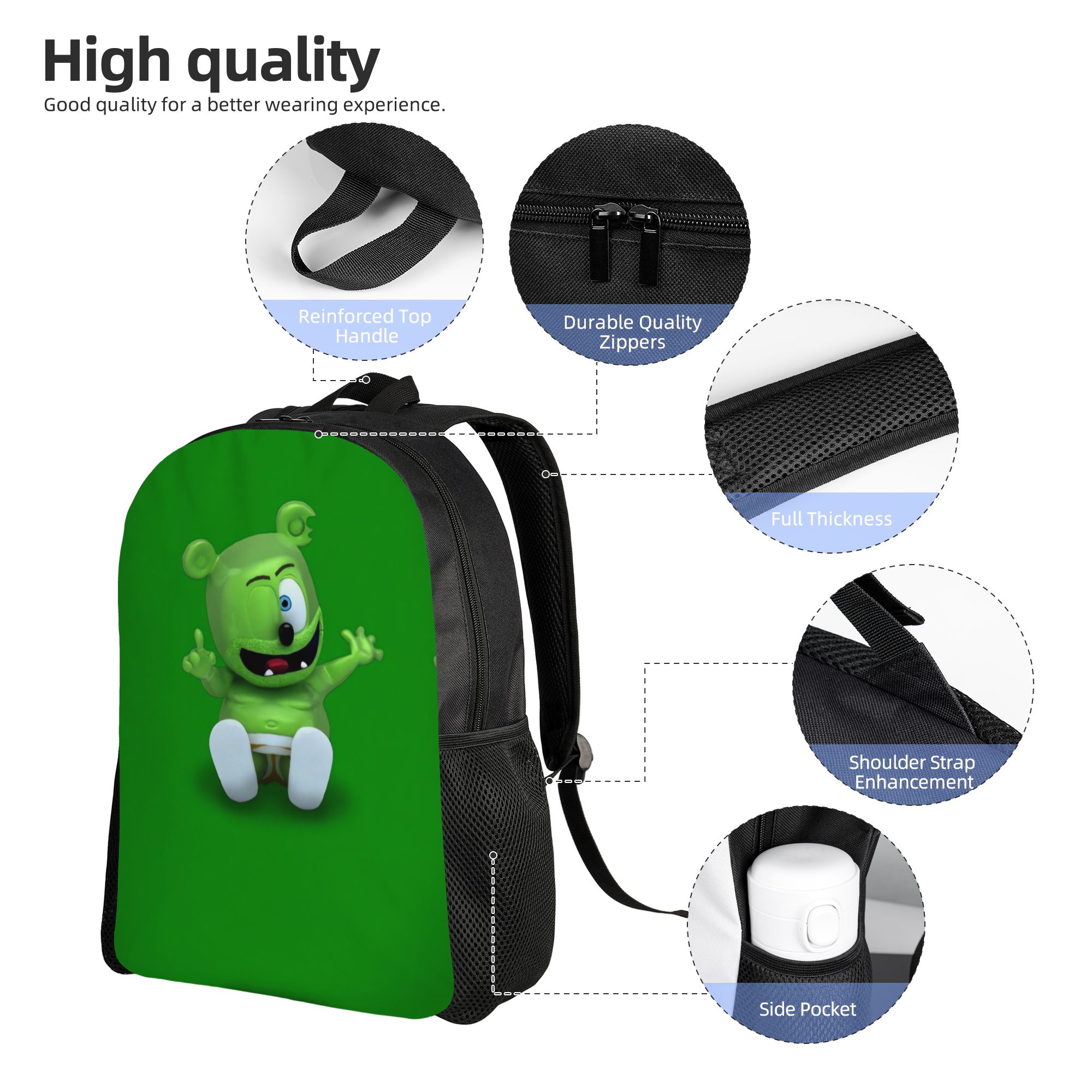 Gummibar (Gummy Bear) Sırt Çan - School Backpack Teen incelemesi ve fiyatı