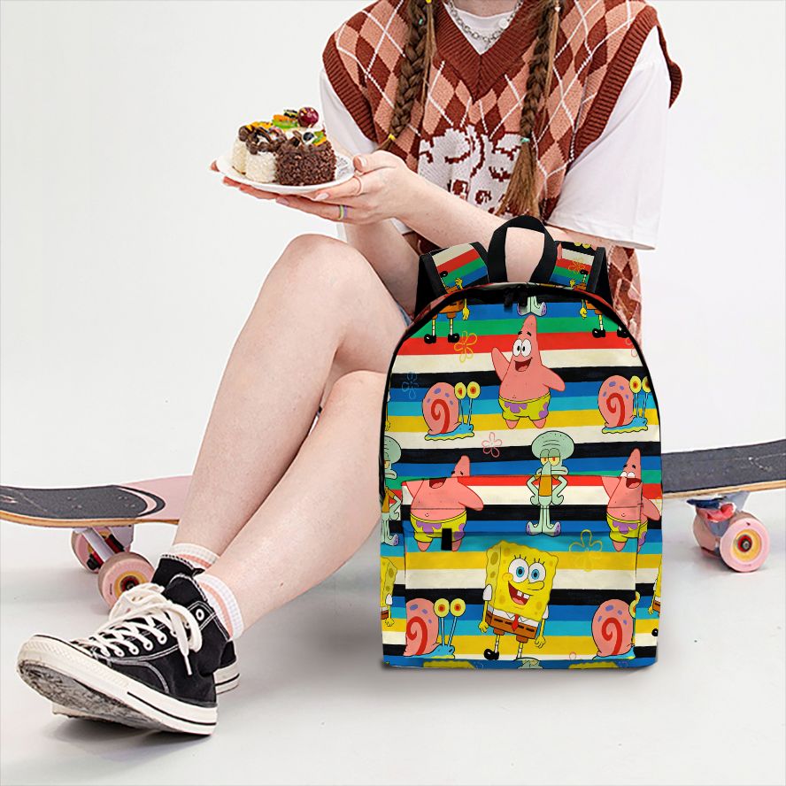 SpongeBob SquarePants Çizgili  - School Backpack Teen incelemesi ve fiyatı