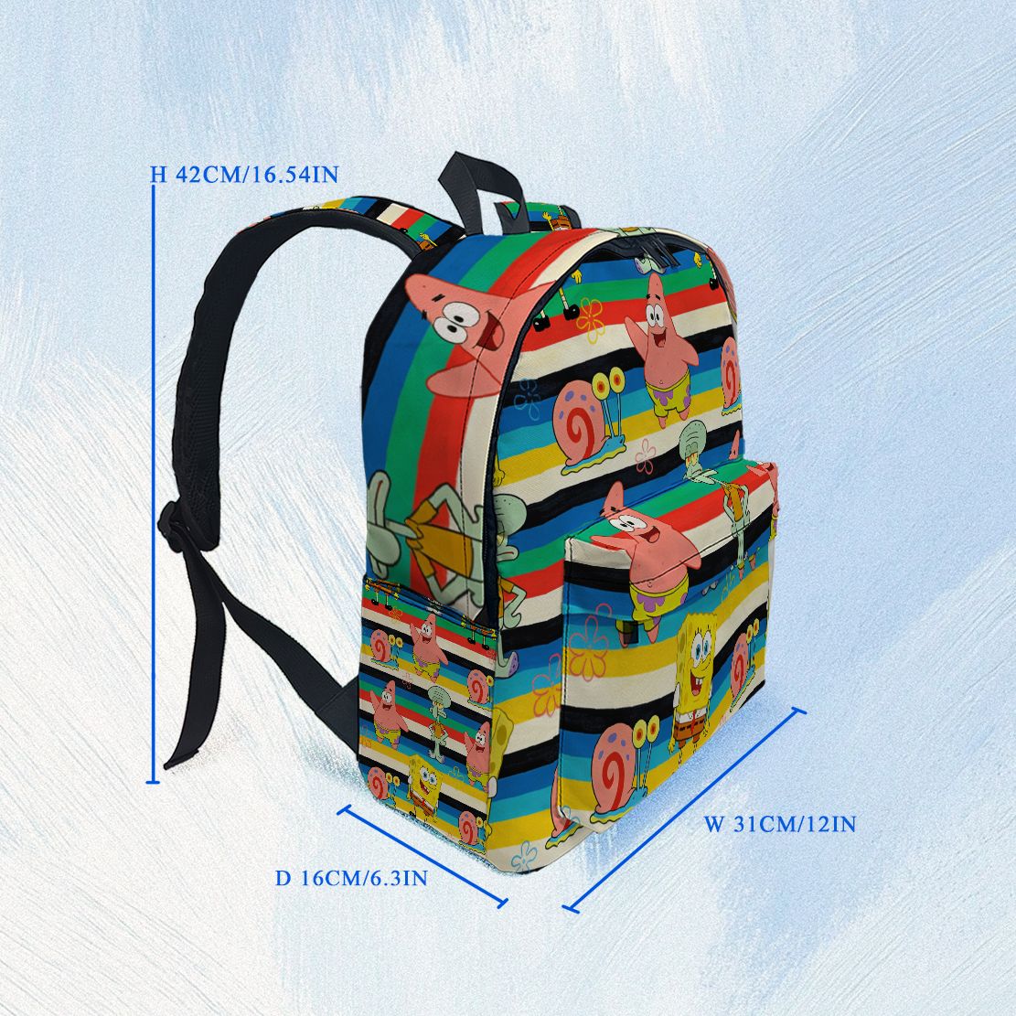 SpongeBob SquarePants Çizgili  - School Backpack Teen incelemesi ve fiyatı
