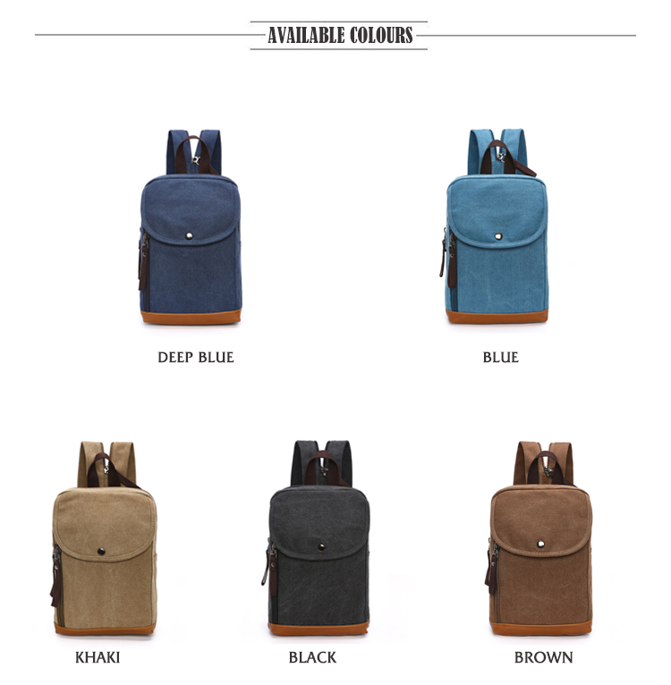 Erkek Kanvas Mini Sırt Çantası - Sling Backpack Shoulder incelemesi ve fiyatı