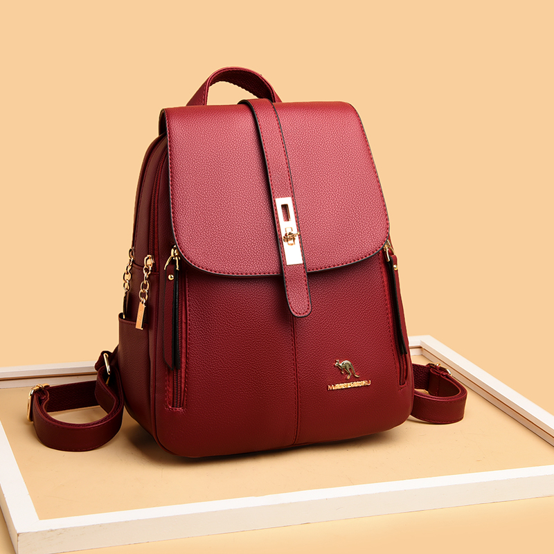Lüks kadın deri kızlar için sı - Leather Backpack Vintage incelemesi ve fiyatı