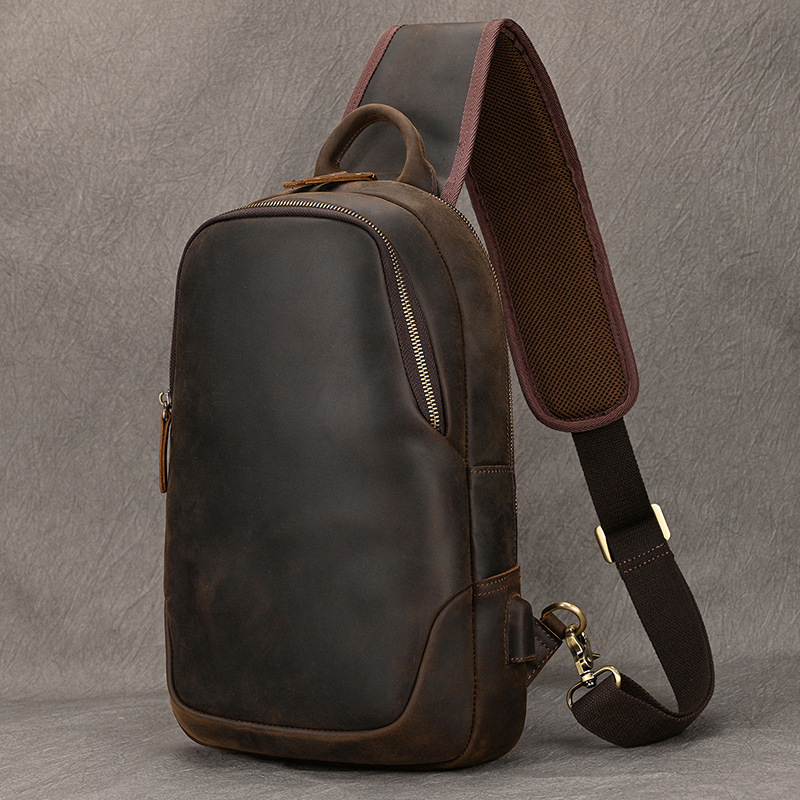 Büyük boy nedensel göğüs çanta - Leather Backpack Vintage incelemesi ve fiyatı