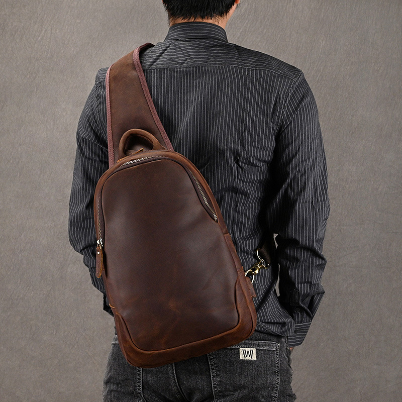 Büyük boy nedensel göğüs çanta - Leather Backpack Vintage incelemesi ve fiyatı