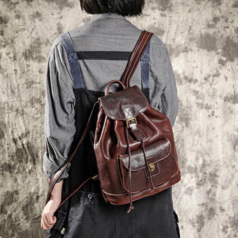 Johnature eğlence seyahat çant - Leather Backpack Vintage incelemesi ve fiyatı