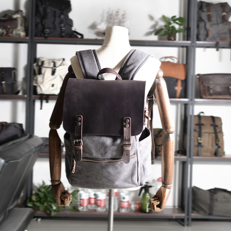 Retro erkek sırt çantası, çift - Canvas Backpack Casual incelemesi ve fiyatı