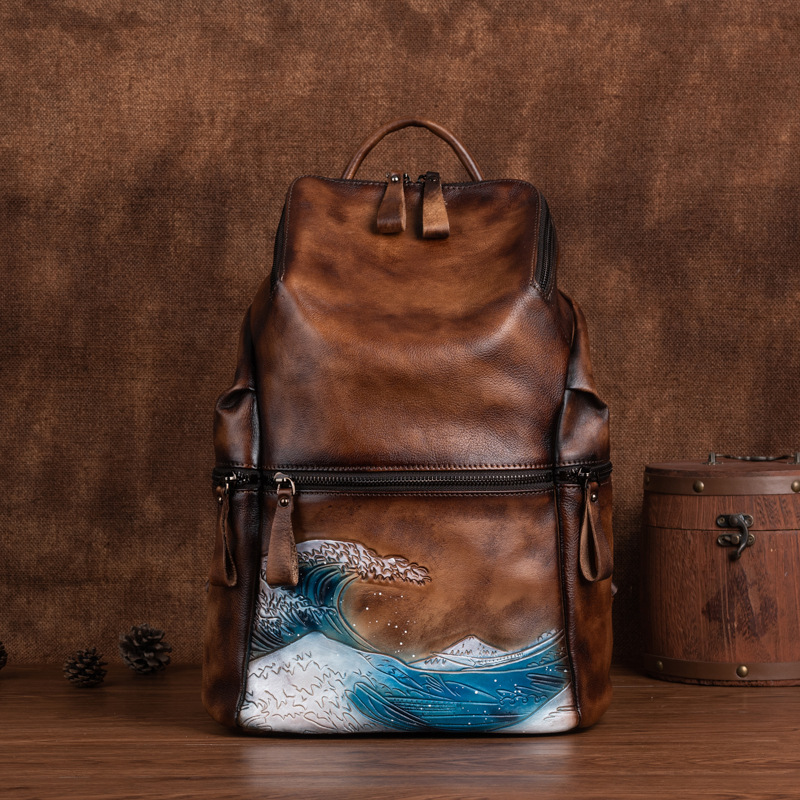 Hakiki gerçek yumuşak deri kad - Leather Backpack Vintage incelemesi ve fiyatı