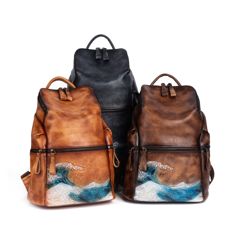 Hakiki gerçek yumuşak deri kad - Leather Backpack Vintage incelemesi ve fiyatı