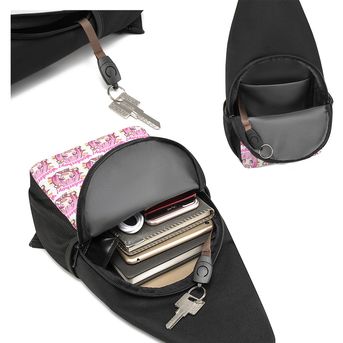 Emu Otori Wonderhoy Damgalı Gö - Sling Backpack Shoulder incelemesi ve fiyatı