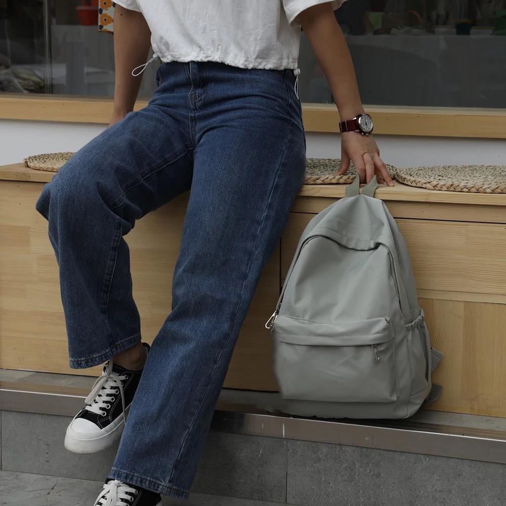 Düz Renk Naylon Tiki Sırt Çant - School Backpack Teen incelemesi ve fiyatı