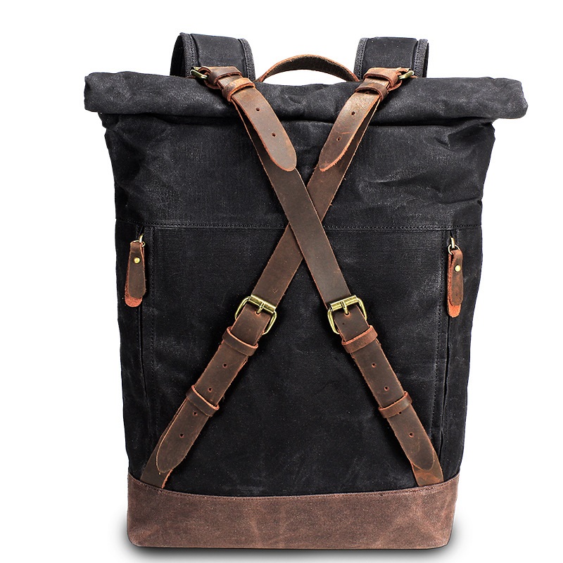 Retro tuval deri sırt çantalar - Leather Backpack Vintage incelemesi ve fiyatı