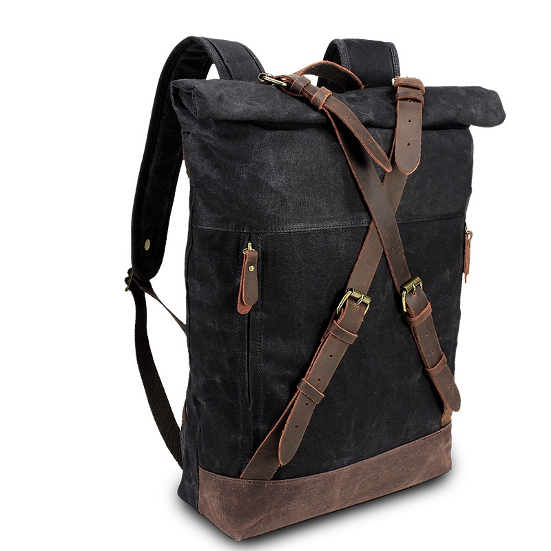 Retro tuval deri sırt çantalar - Leather Backpack Vintage incelemesi ve fiyatı